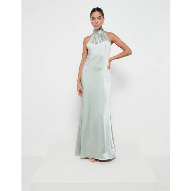 Odelle Maxi Bridesmaid Dress - Matte Sage, 10