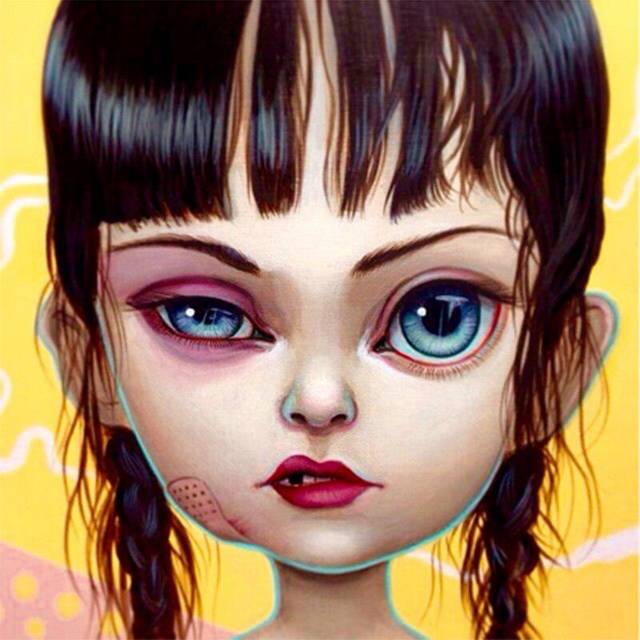 5D DIY Diamond Painting Full Rond Diamond Embroidery for Sale Cute Girl Cross Stitch Home Decor 30x30CM