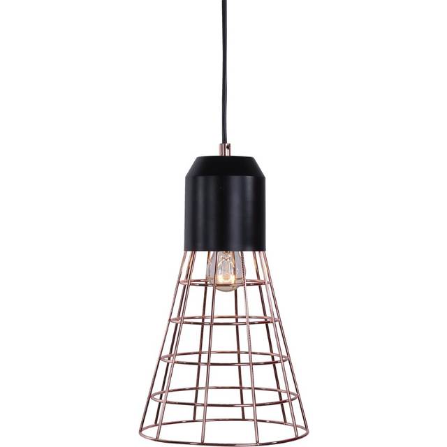 Lariat 1 - Light Cone Pendant - Black (35cm H X 21cm W X 21cm D)