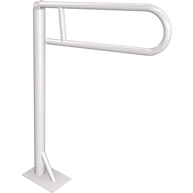Burnett Floor Fixed Constant Grab Bar - White (85.3cm H X 14cm L)