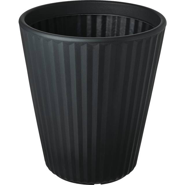 BJÖRNBAMBU kruka, inom-/utomhus mörkgrå, 41 cm