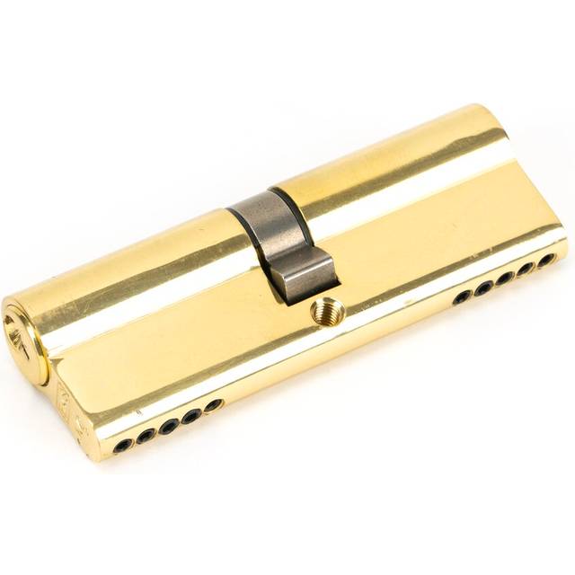 Double Cylinder, Cylinder Euro - Lacquered Brass (3.2cm H X 1.7cm W X 9cm D)