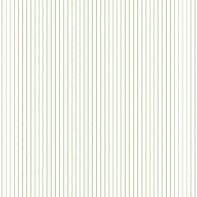 Pretty Prints Thin Stripe 10.05m x 53cm Matte Wallpaper Roll - Green (1,004.93cm L X 52.98cm W)