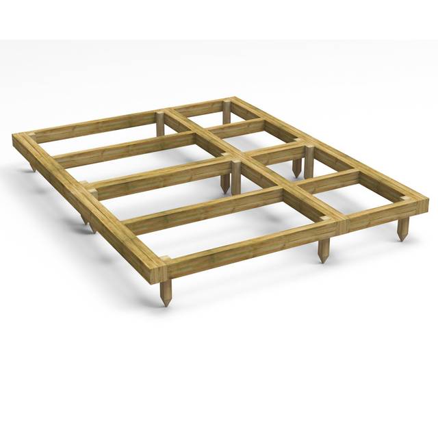 8 ft. W x 6 ft. D Power Pressure Treated Timber Shed Base Kit (6x8)