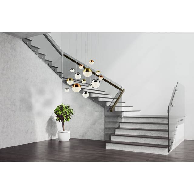 Othello 14-Light Unique / Statement LED Chandelier - Gold;Chrome;Polished Chrome;Polished Bra (3.5cm H X 70cm W X 70cm D)