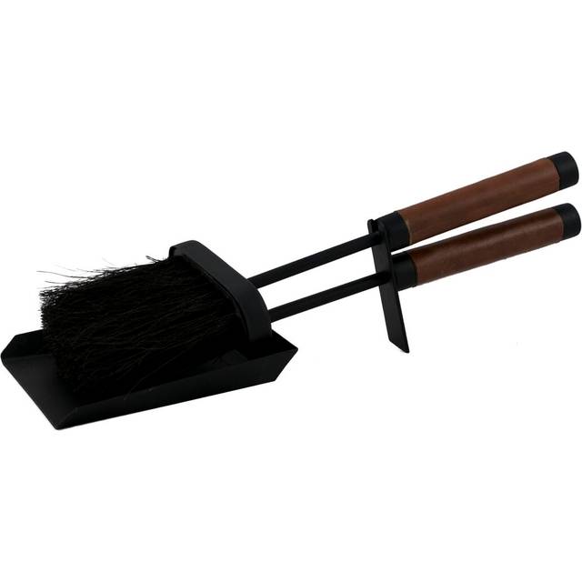 Handle Tidy 2 Piece Fireplace Tool Set - Matte Black (2)