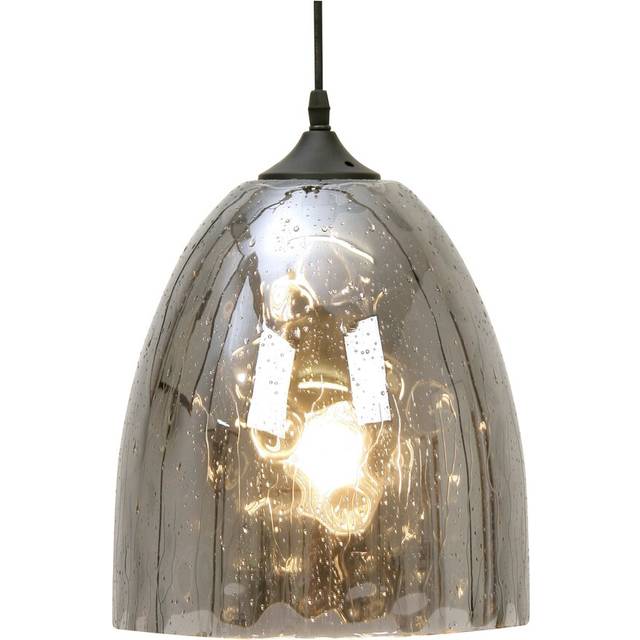 Flatiron 1-Light Teardrop Pendant - Black (30cm H X 25cm W X 25cm D)