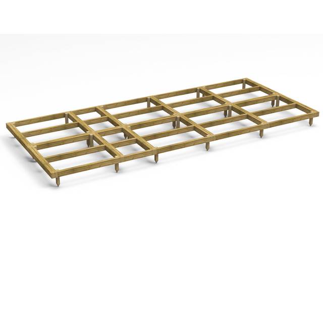 8 ft. W x 18 ft. D Power Pressure Treated Timber Shed Base Kit (18x8)