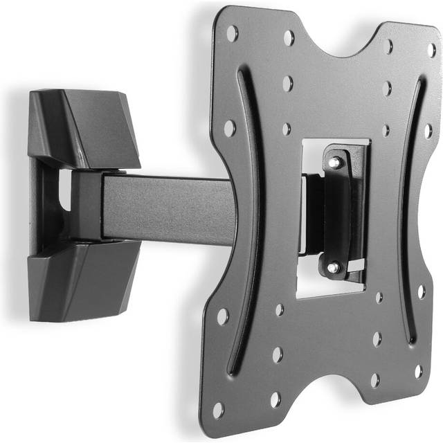 Laureano Articulating Arm Universal Wall Mount for 23"-42" Flat Panel Screens - Black (23cm H X 23cm W)