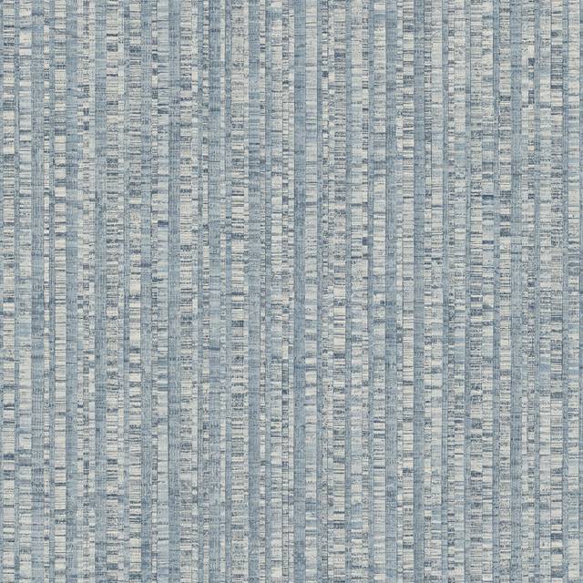 Keesee Natural Fx 2 Bamboo Design Wallpaper Roll - Navy (1,005cm L X 53cm W)