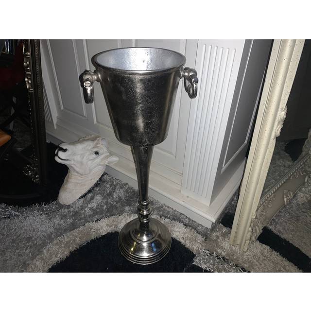 Thornbury Champagne Bucket - Silver (30cm H X 27cm W X 27cm D)