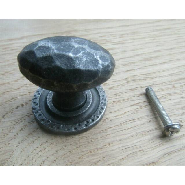 Coyle 25mm Length Oval Knob - Black