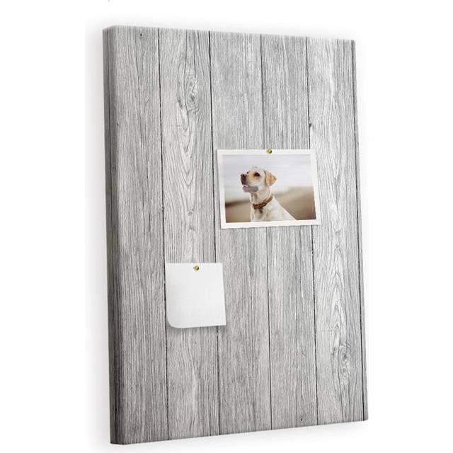 Wall Mounted cork board with print kitchen notice board decorative bulletin board ideas - Green (60cm H X 40cm W X 2.5cm D)