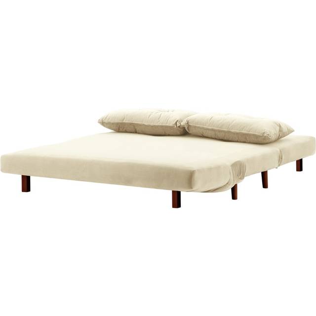 Donald 2 Seater Fold Out Sofa Bed - Beige (78cm H X 142cm W X 90cm D)