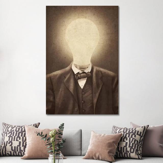 The Idea Man - Wrapped Canvas (152.4cm H x 101.6cm W x 3.81cm D)