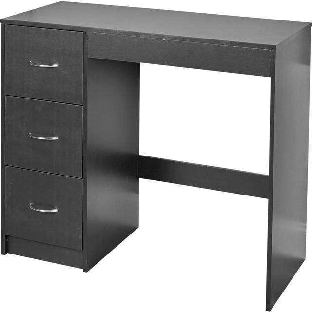 Keeter Dressing Table - Black (79.5cm H X 93cm W X 40cm D)