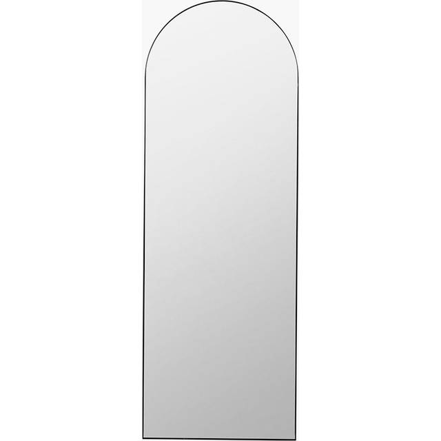 Slim Frame Arched Full Length Leaner Mirror - Silver
