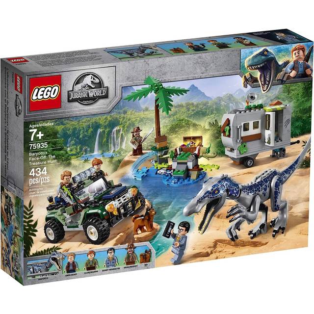 LEGO Jurassic World Baryonyx Face-Off: The Treasure Hunt 75935