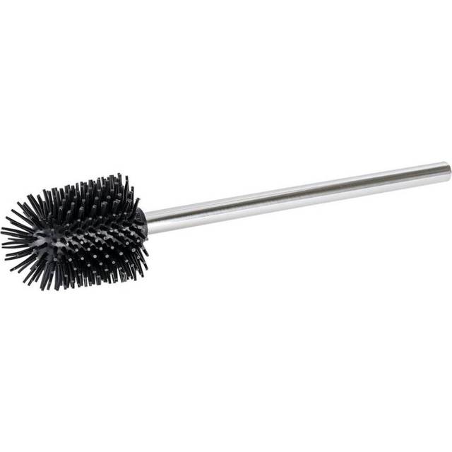 Wenko Self-Cleaning Silicone Toilet Brush - Extendable, Stainless Steel Handle