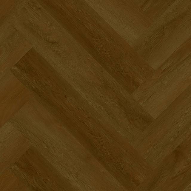 Kraus Aversley Oak Herringbone SPC LVT - 2.34m2, Brown