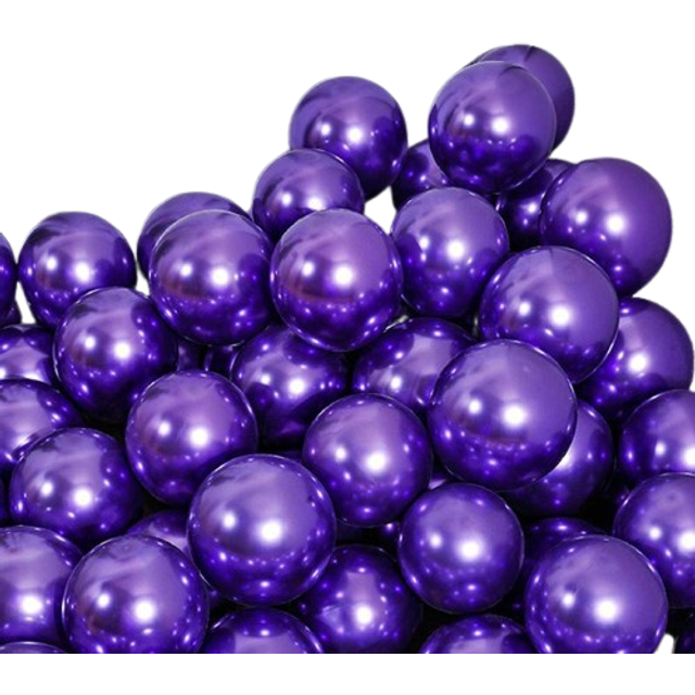 SHEIN 20pcs 5inch/12cm Metallic Mini Balloons For Wedding Birthday Party Decorations, Christmas