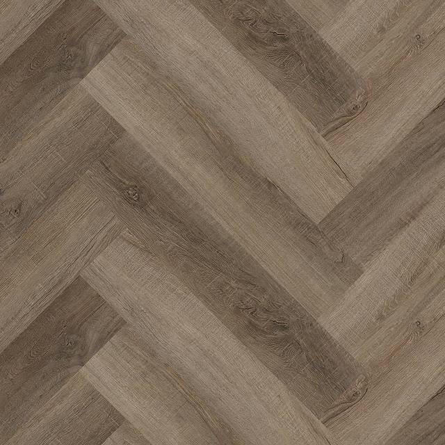 Kraus Odell Herringbone SPC LVT - 2.34m2, Brown