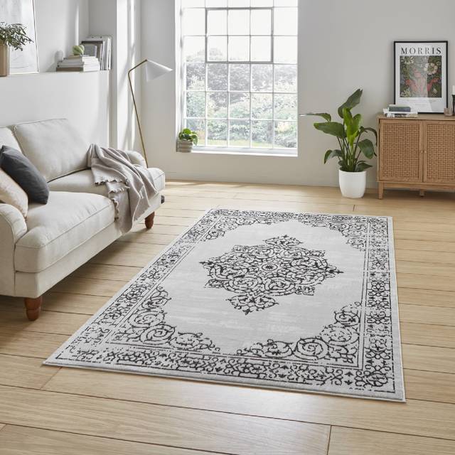 Artemis Artemis area rug Machine Woven Rectangle Silver (Rectangle 80 x 150cm)