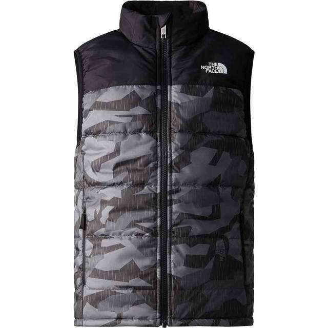 The North Face Teen Never Stop Synthetic Gilet: Asphalt Grey Rain Camo