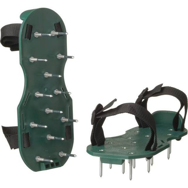 Nature Lawn Aerator Sandals Green Nail Cultivator Garden Grass Spikes Shoes