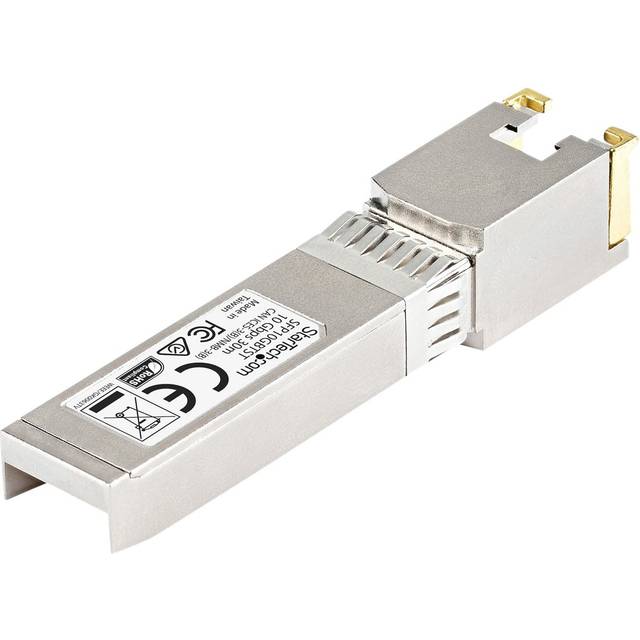 StarTech.com Cisco SFP-10GB-TC Compatible SFP+ Module - 10GBASE-T - SFP to RJ45 Cat6/Cat5e - 10GE Gigabit Ethernet SFP+ - RJ-45 30m - Cisco Firepower ASR1000 ASR9000