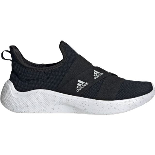 Adidas Puremotion Adapt Womens | Slip On Shoes  | Black / White  | UK Size 8