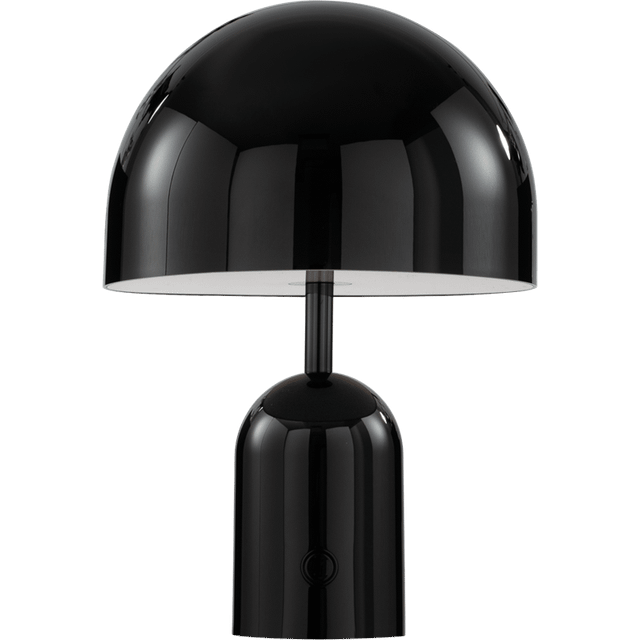 Tom Dixon - Bell LED Table Lamp with Battery - schwarz/LxBxH 19x19x28cm/LED 3W/3000K/160lm/CRI>90/dimmbar/mit USB-A Kabel - black (28.0 x 19.0 x 19.0cm)