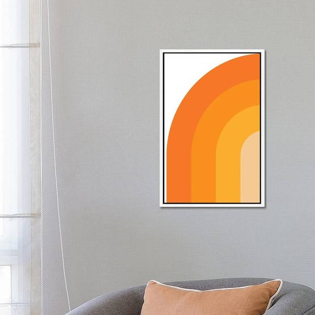 Retro III - Art Prints on Canvas - White Framed (66.04cm H x 45.72cm W x 3.81cm D)