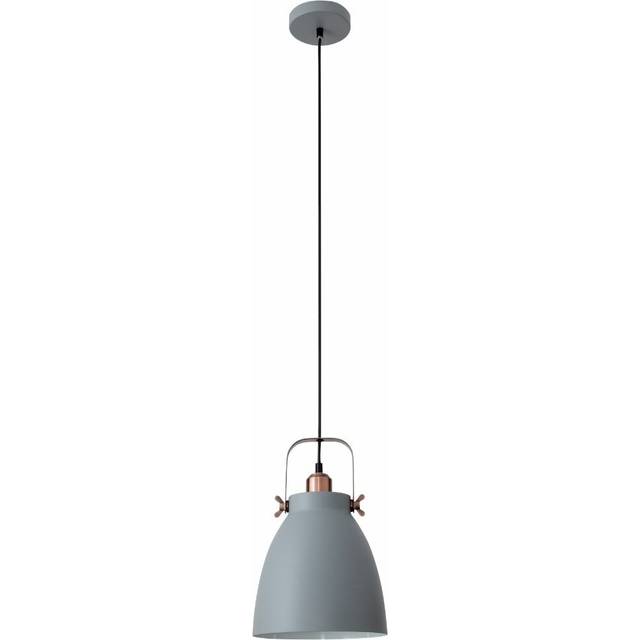 Bryana 1-Light Single Dome Pendant - Grey (30cm H X 21.5cm W X 21.5cm D)