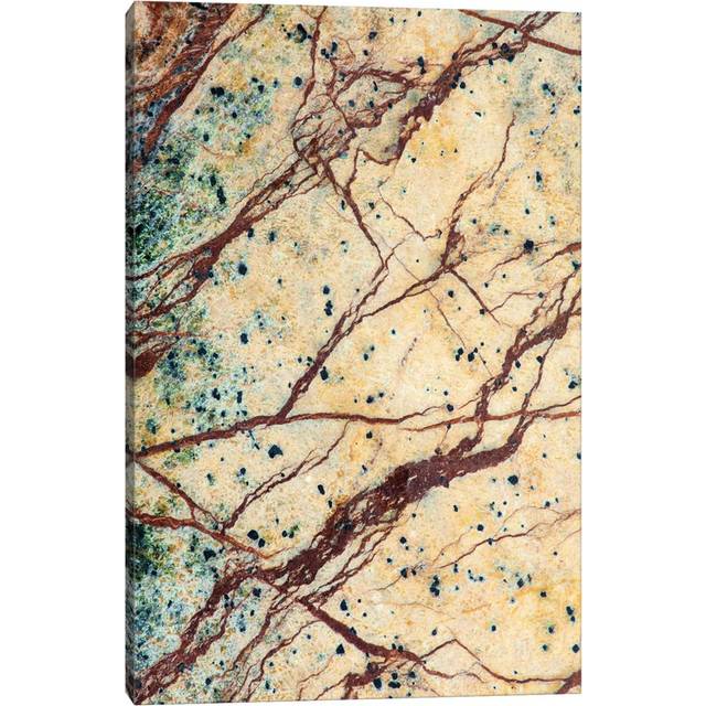 USA, California. Detail of Cut Slab of Marble Rock by Jaynes Gallery - Wrapped Canvas Graphic Art (30.48cm H x 20.32cm W x 1.905cm D)