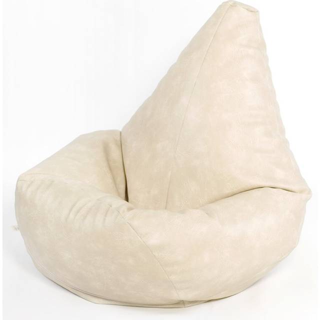 Adult Highback Bean Bag Chair - Cream (Large)