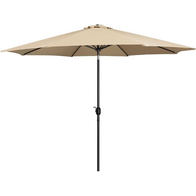 11FT Patio Market Umbrella - Tan (326.5cm W X 326.5cm D)