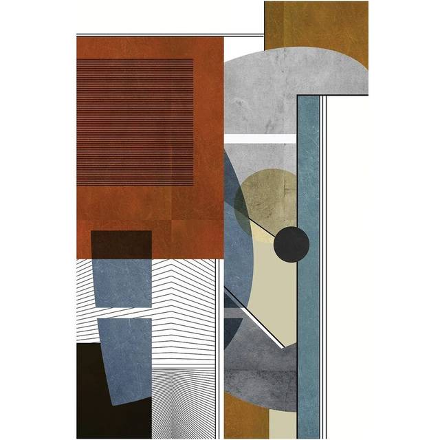 Construction by Roberto Moro - Wrapped Canvas Graphic Art (30.48cm H x 20.32cm W x 1.905cm D)