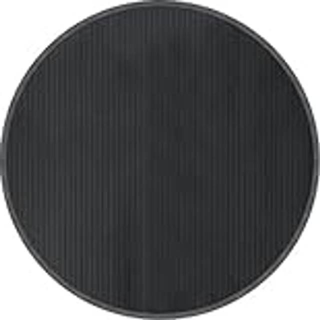 vidaXL Rug Round Grey100 cm Bamboo