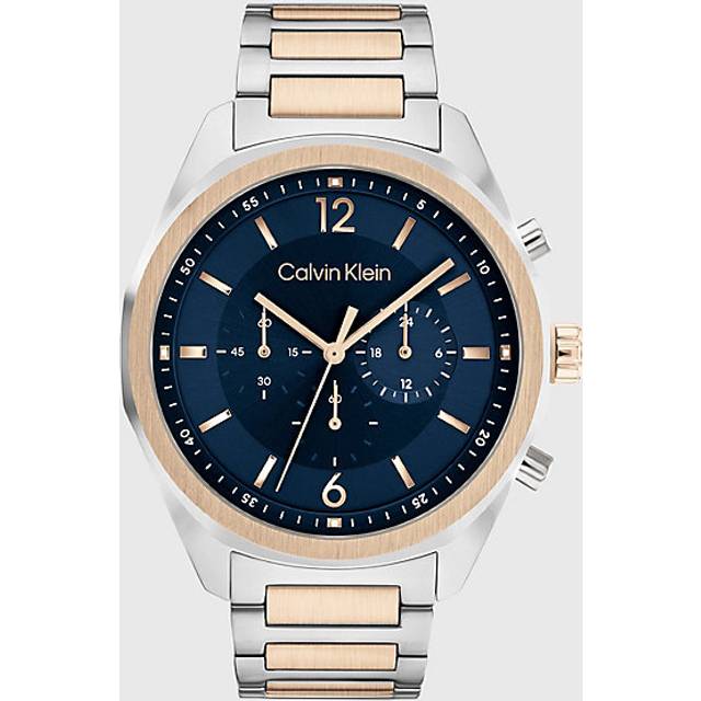 Calvin Klein Men's Two Tone Stainless Steel Bracelet Watch
