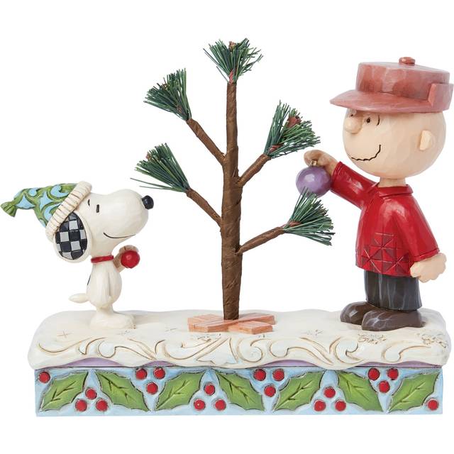 Enesco Peanuts Snoopy & Charlie Brown Tree Figurine (14cm)