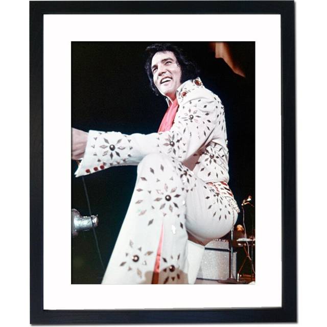 Elvis Presley Las Vegas Framed Photographic Print (50cm H X 40cm W)