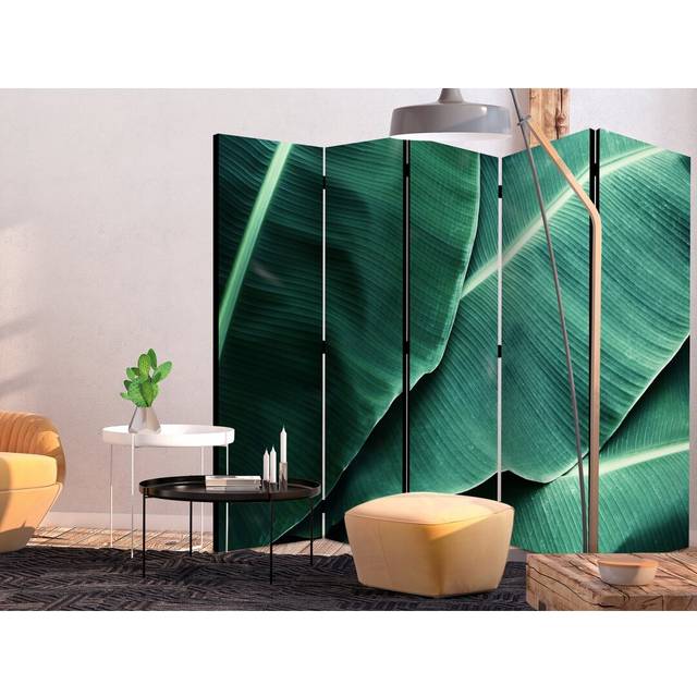 Voni Banana Leaf Room Divider - Green