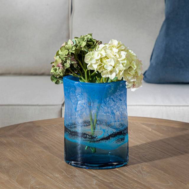 Voyage Maison Alaborg Glass Vase - Cobalt