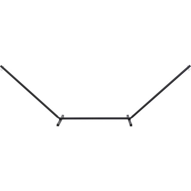 Metal Standard Hammock Stand - Black (115cm H X 360cm W X 92cm D)