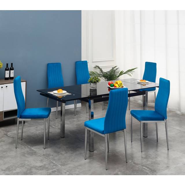 Amersfoort Extendable Dining Set - Blue