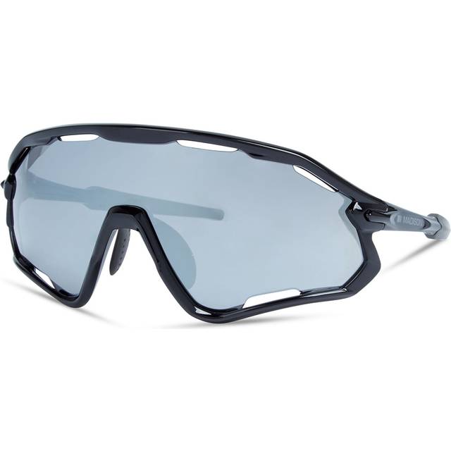 Madison Code Breaker Sunglasses - Gloss Black Frame / Silver Mirror Lens - Black/silver