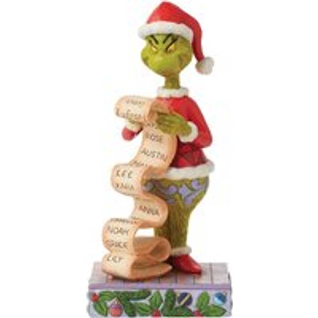 Enesco Grinch Holding Naughty/Nice Sign Figurine (22.5cm)