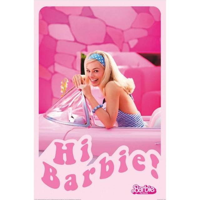 Barbie Text Poster 91cm x rosa