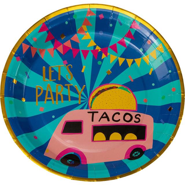 Papperstallrikar Taco - 8-pack
